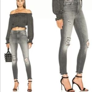 Mother Jeans The Swooner High Rise Ankle Chew Scene Of The Crime